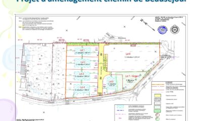 Projet d’aménagement Chemin de Beauséjour