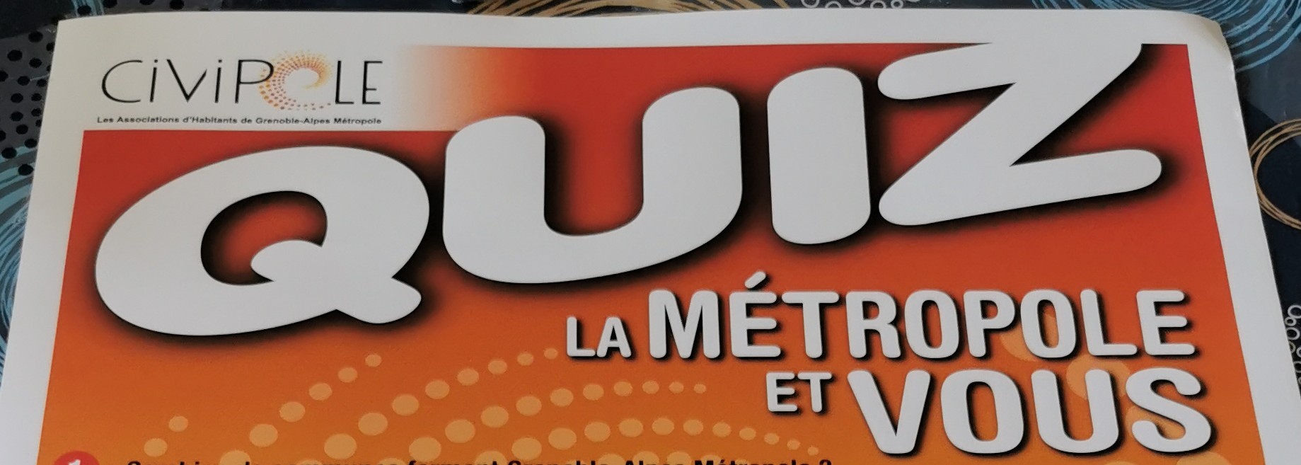 Les Quartiers, la Commune, la Métropole et Vous
